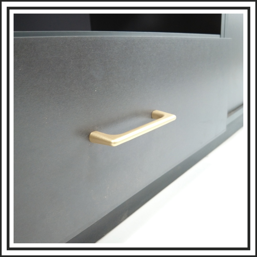 4FT Golden Black Cabinet