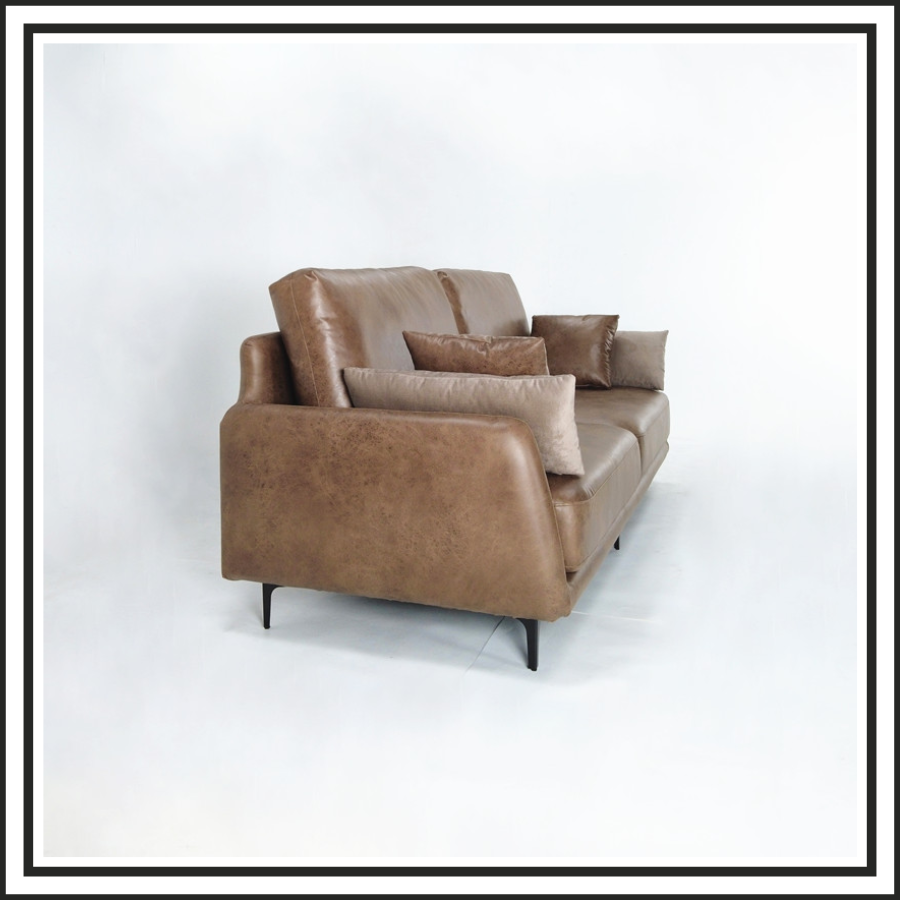 Leather Tech Fabric Sofa