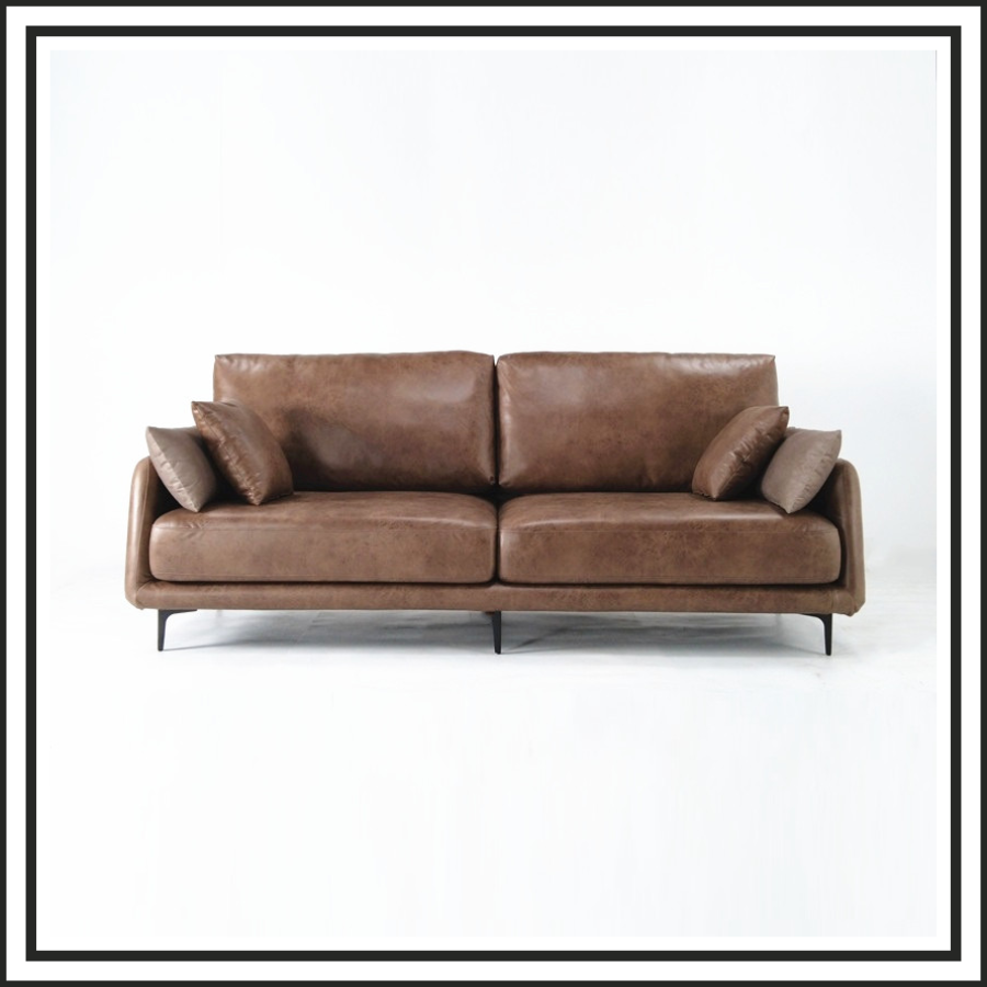 Leather Tech Fabric Sofa